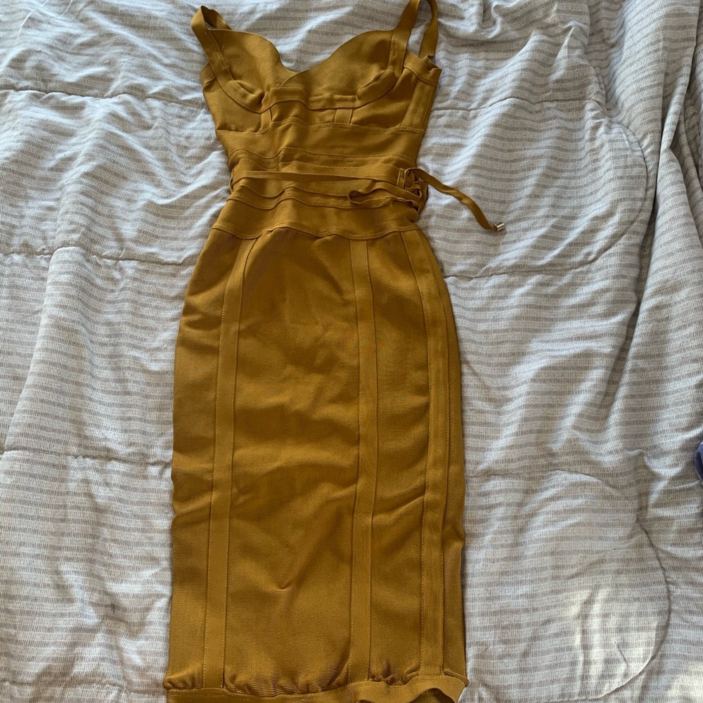 Mustard Dress